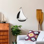 Wallity Hızır Escultura de Pared de Metal Multicolor